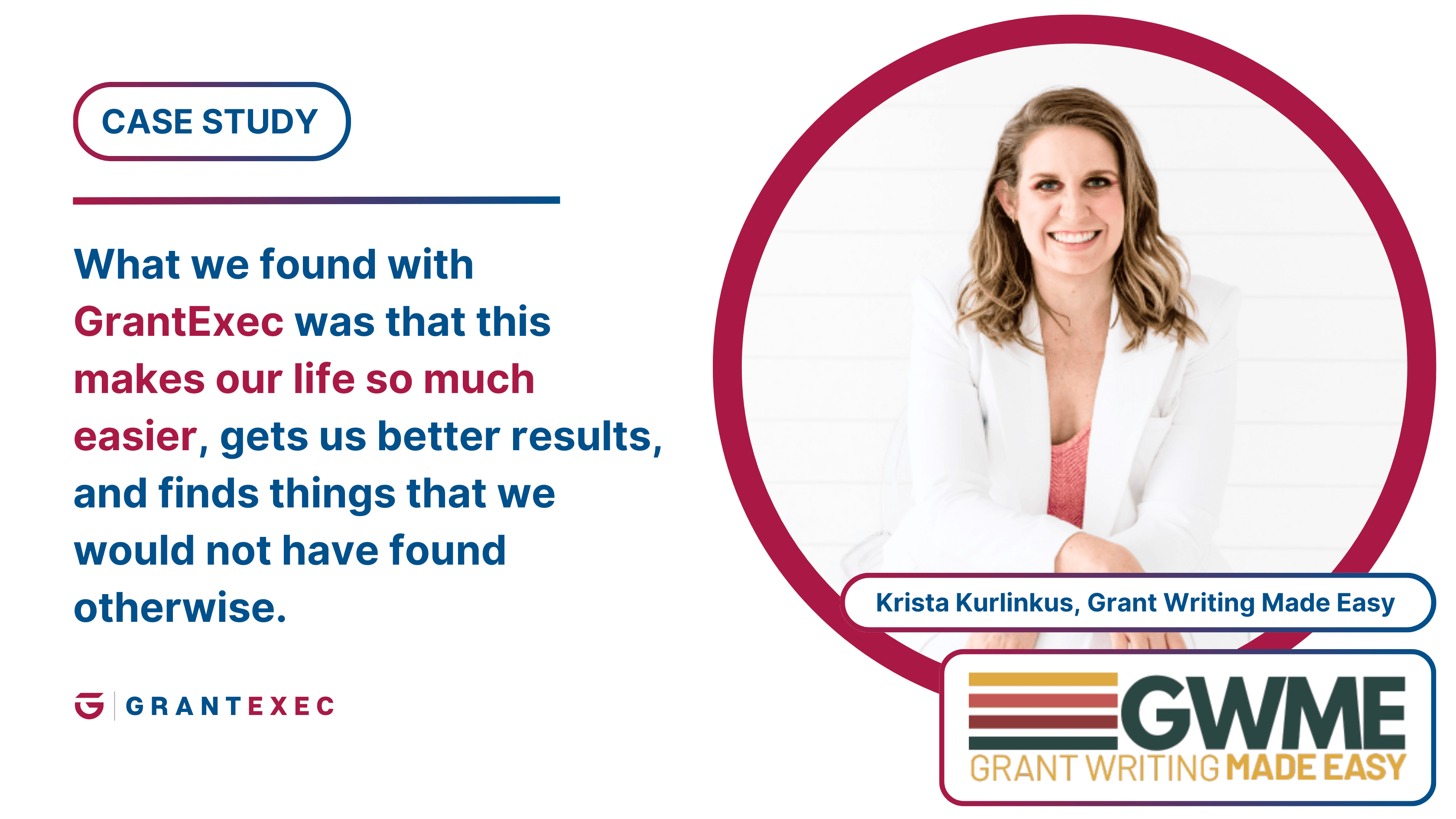 Helping "Grant Writing Made Easy" Find the Right Grants Faster with GrantExec